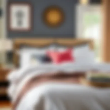 Effective pairing of comforter covers with bedroom accessories