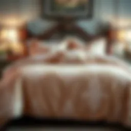 Elegant twin comforter cover with intricate patterns