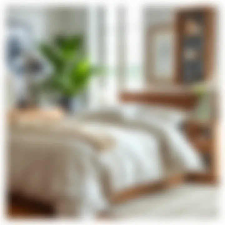 Sustainable materials used in twin comforter covers